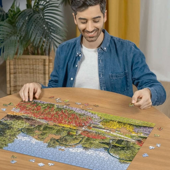 Varázslatos kertek puzzle: Pallavicino park, Olaszország 1000 darab