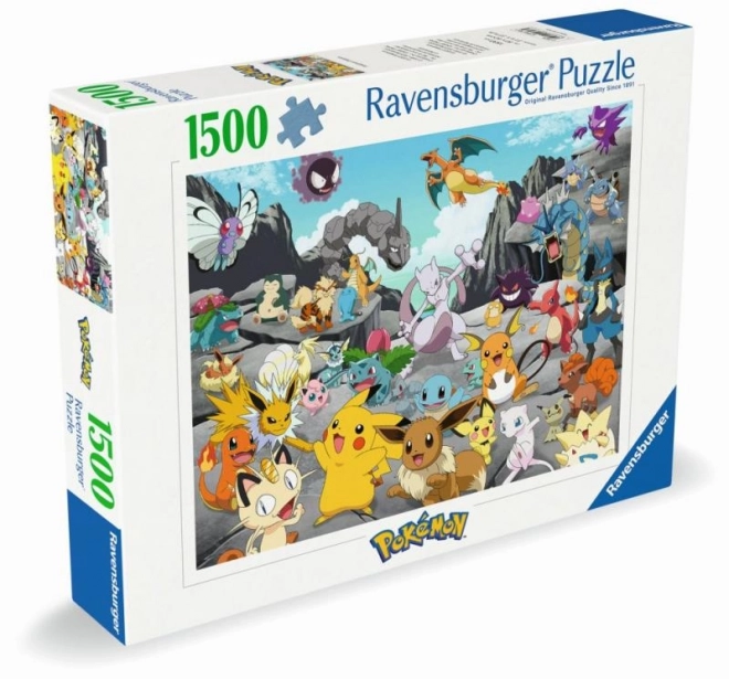 Pokémon Ravensburger puzzle 1500 darabos