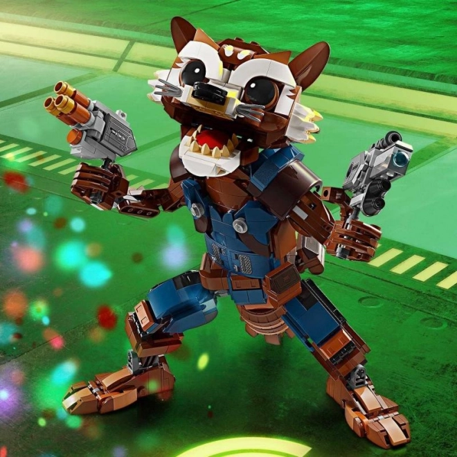 Lego marvel rakéta és kicsi groot építőkészlet