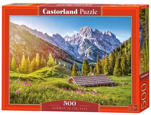 Nyári látkép az Alpokban – 500 darabos puzzle