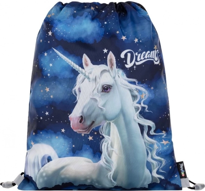 unicorn prémium iskolai hátizsák szett 3 darabos