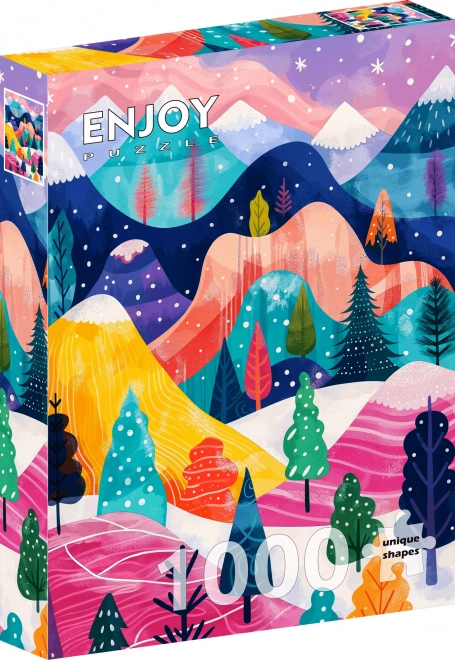 Puzzle Téli paletta 1000 darabos