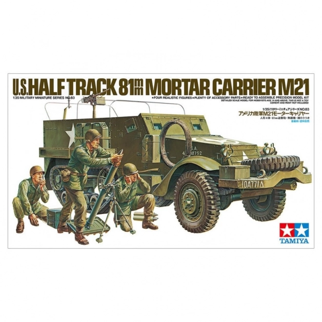 Amerikai M21 aknavető műanyag modellje 1/35