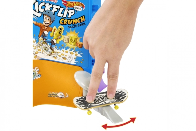 Hot Wheels Tony Hawk cereáliás fingerboard skatepark