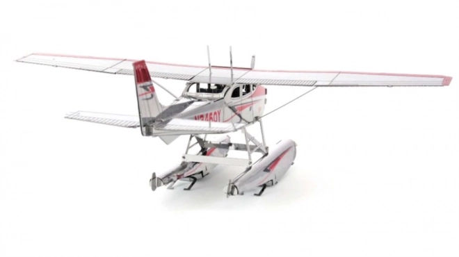 Metal Earth 3D puzzle Cessna 182 hidroplán