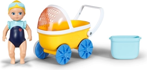 Baby born Splish Splash fürdőkádas babakocsi Emma fürdőbabával