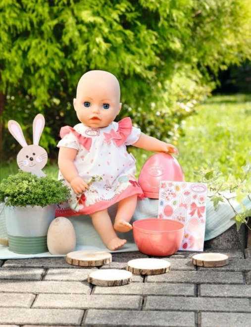 Baby Annabell húsvéti tojás ruhával, 43 cm