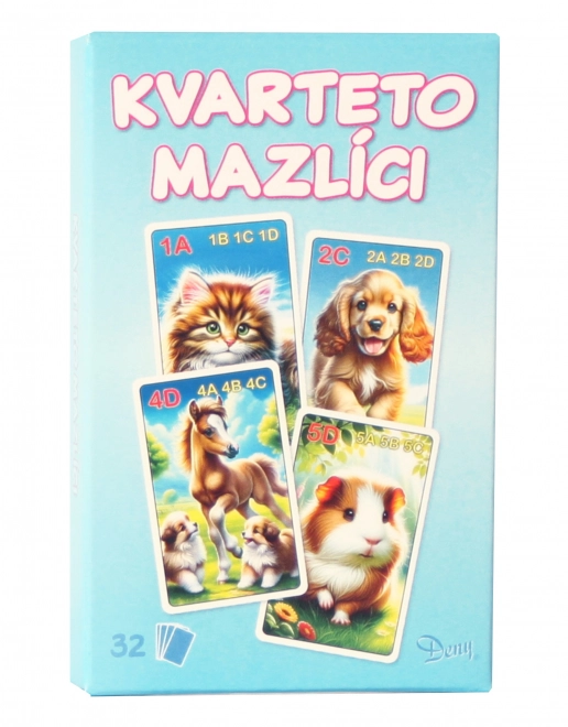 Kvartett állati kisállatokkal