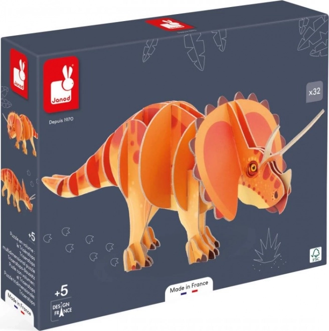 3D puzzle Triceratops 32 darabos