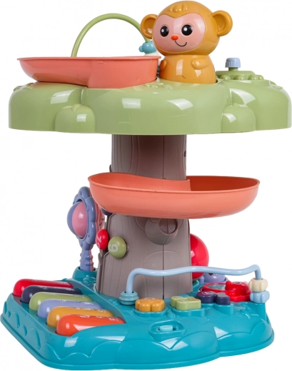 Spirális csúszda golyóknak