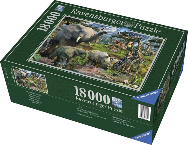 Ravensburger állatok a vízforrásnál puzzle