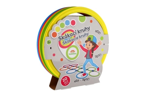 Színes játék karikák 27 cm