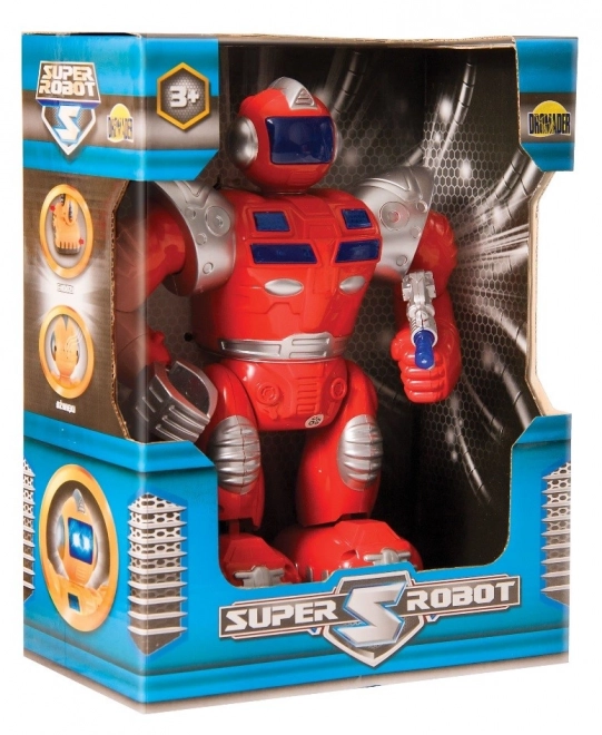 Világító és hangos harci robot