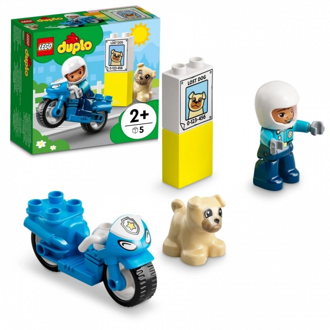 Lego Duplo városi rendőrmotor