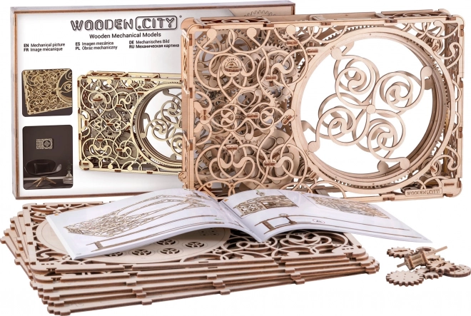 Mechanikus kép - Fa 3D puzzle