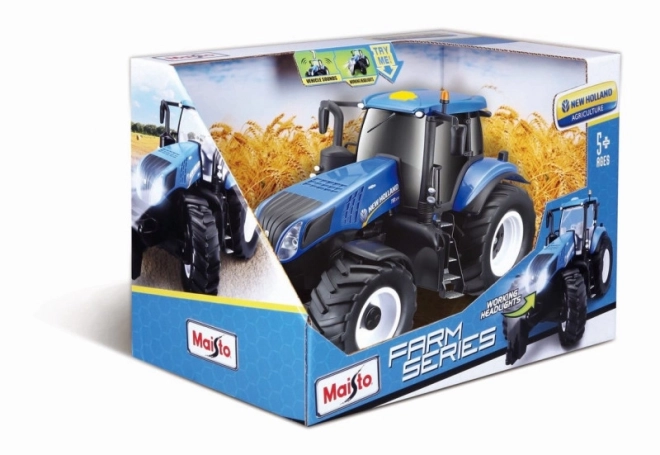 New Holland traktor fénnyel és hanggal