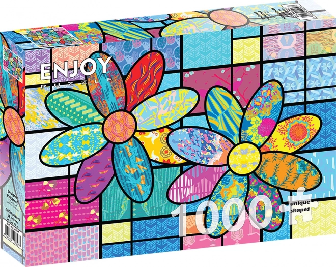 Grafikus mintás puzzle 1000 darabos