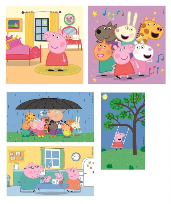 Peppa Malac 10 az 1-ben Clementoni Puzzle