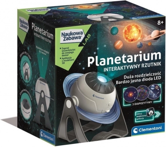 Interaktív planetárium projektor
