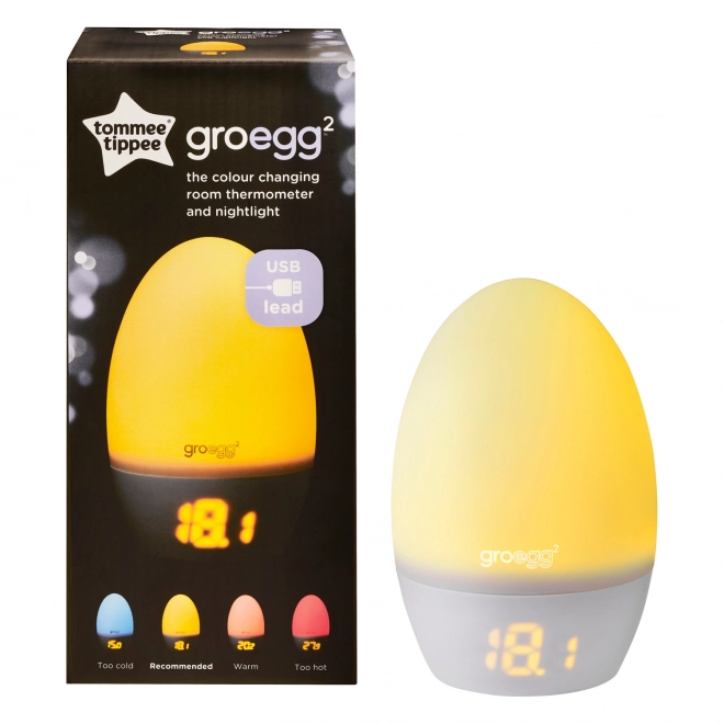 Groegg2 hőmérő és éjszakai fény