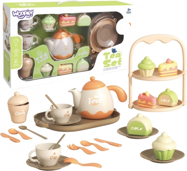Woopie Fa Tea- és Desszert Készlet 25 db