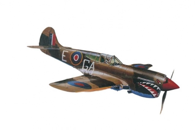 Curtiss P-40K műanyag modell 1:72 méretarányban