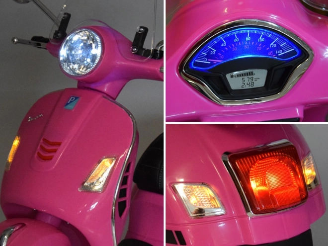 Elektromos Vespa GTS Super robogó gyerekeknek – Fehér
