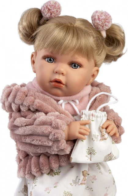 Llorens Julia valósághű baba hangokkal 42 cm