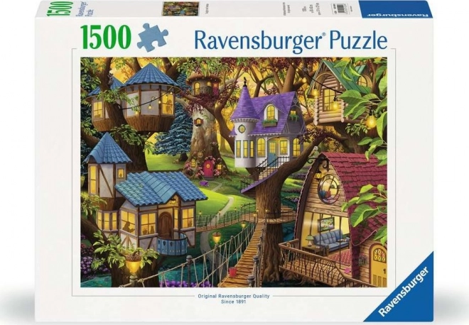 Ravensburger puzzle napszak a fák koronájában 1500 darabos