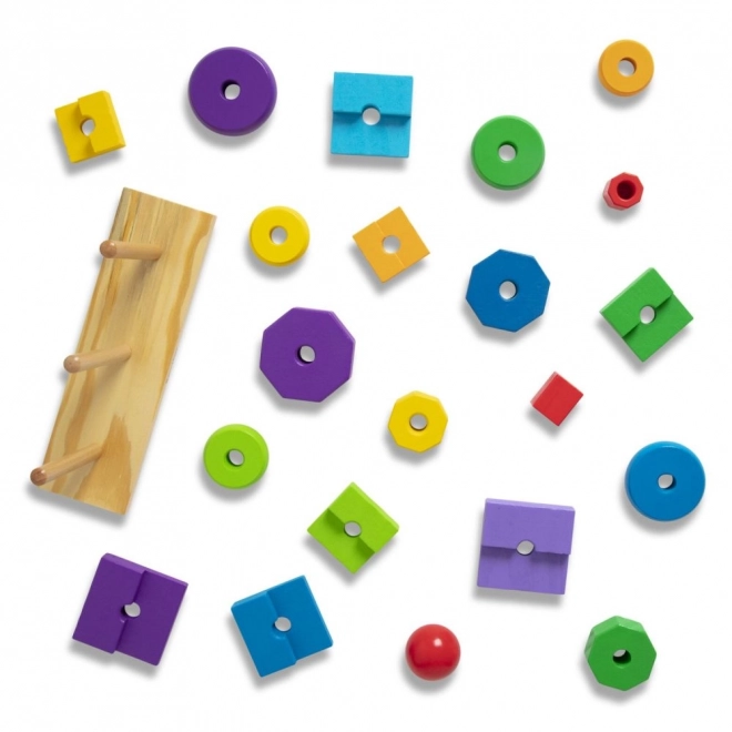 Színes geometriai puzzle Melissa & Doug