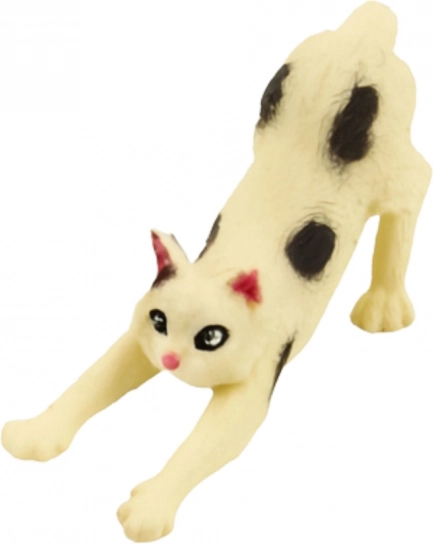 Mini macska figurák etetőtállal