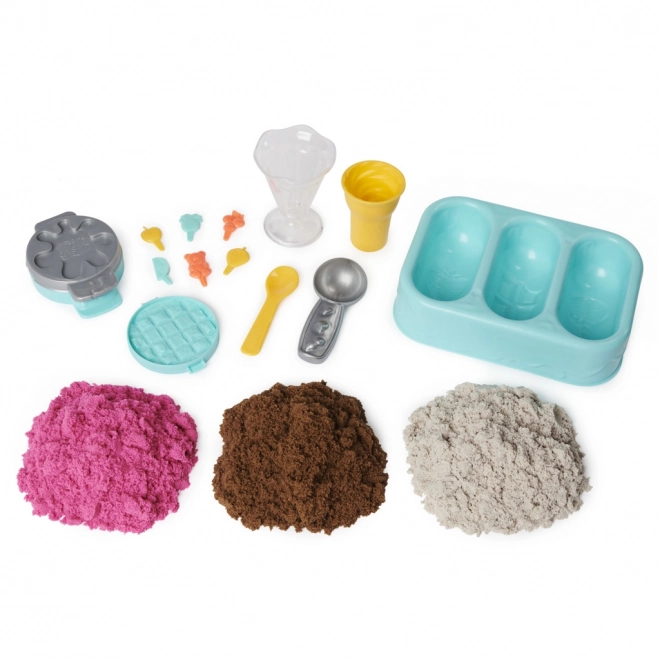 Illatos Kinetic Sand Fagylalt Készlet