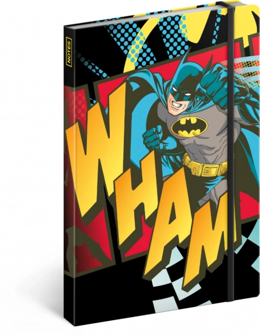 Notesz Batman – Wham, vonalas, 13 x 21 cm