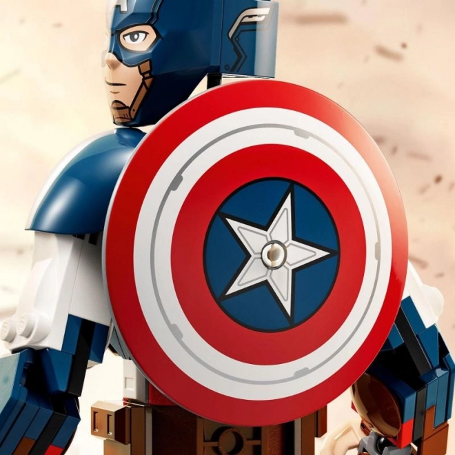 Captain America összerakható figura