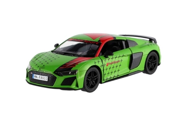 Audi R8 Coupé 2020 modellautó visszahúzhatós 1:36 méretarány