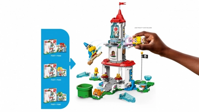 Lego Super Mario - Peach cica és a jégtorony kiegészítő készlet