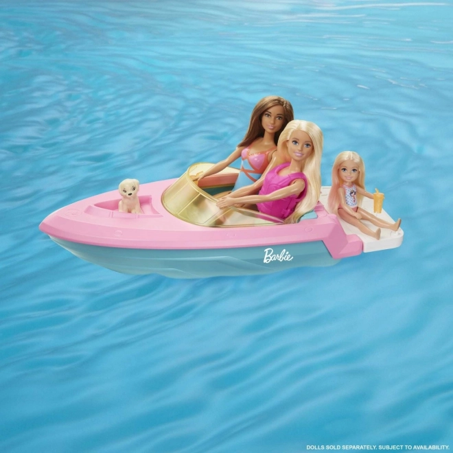 Barbie motorcsónak