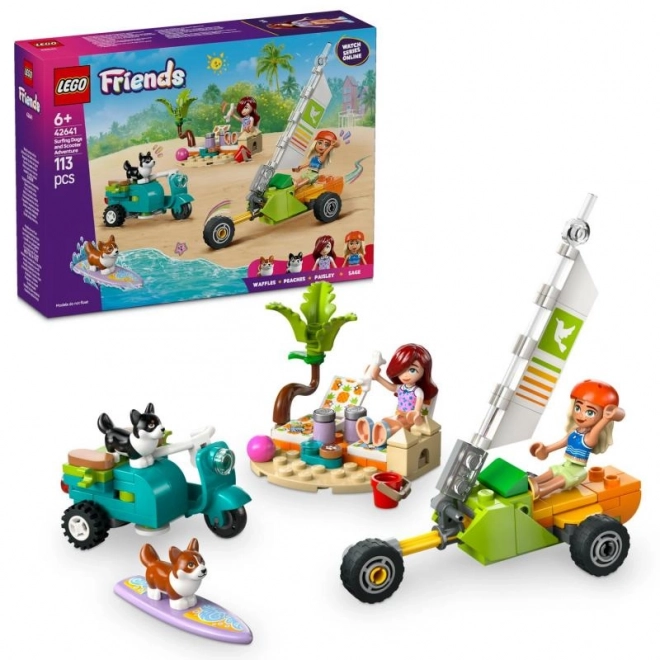 Lego Friends Kaland Szörfös Kutyákkal És Robogóval