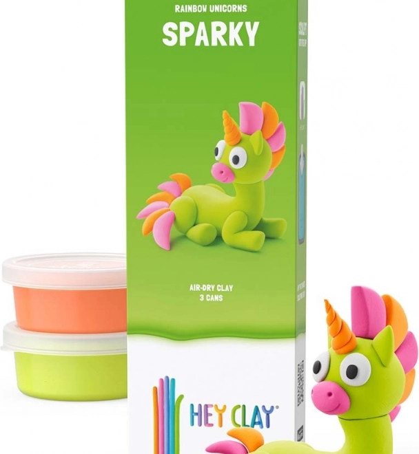 Masa Kreatív JEDNOROŽC SPARKY 3PAK Hey Clay
