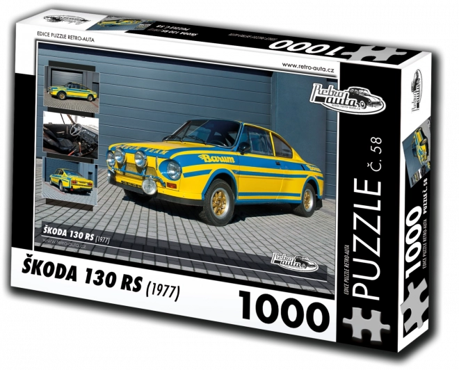 Retro-autó puzzle Škoda 130 RS 1000 darabos