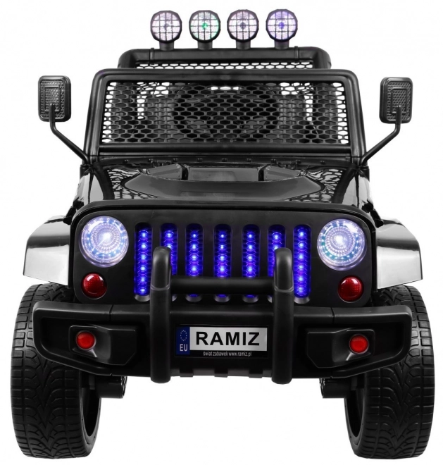 Elektromos kisautó Jeep Raptor 4x4 fekete