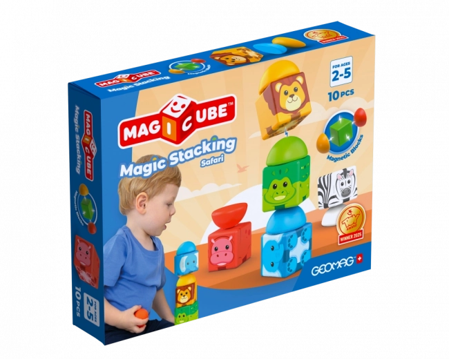 Geomag Magicube Safari – mágneses építőkészlet 2 éves kortól
