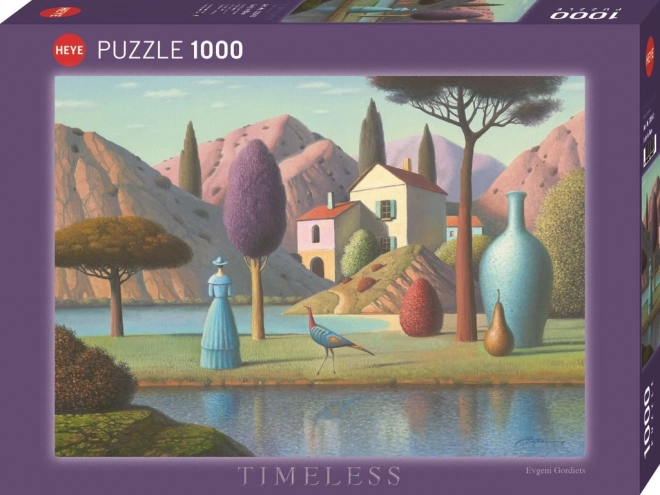 Heye puzzle timeless: kék hölgy 1000 darabos