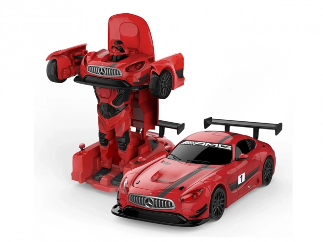 Rastar mercedes gt3 amg transzformáló robot autó