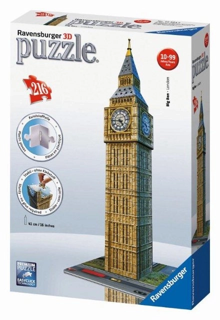 Big Ben 3d puzzle 216 darabos