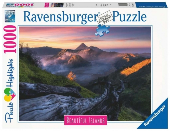 Ravensburger puzzle csodálatos szigetek: Bromo-hegy, Jáva