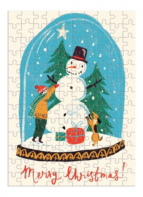Téli puzzle hópihe GALISON 130 darabos