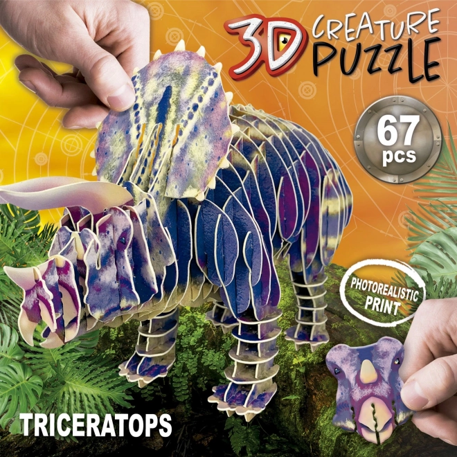 Educa 3D Triceratops Puzzle 67 darabos