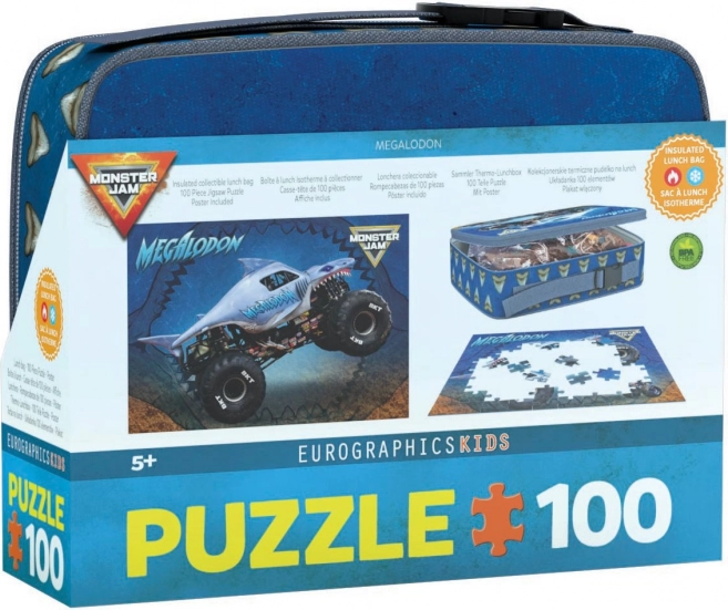 Puzzle EUROGRAPHICS termoszárral Megalodon Monster Jam 100 darabos