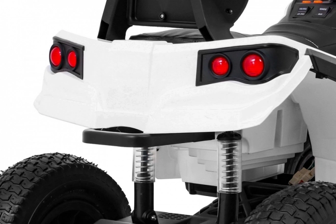 Gyerek akkumulátoros ATV Air Quad Fehér + Felfújható Kerekek + MP3 Rádió + Ingyenes Indítás